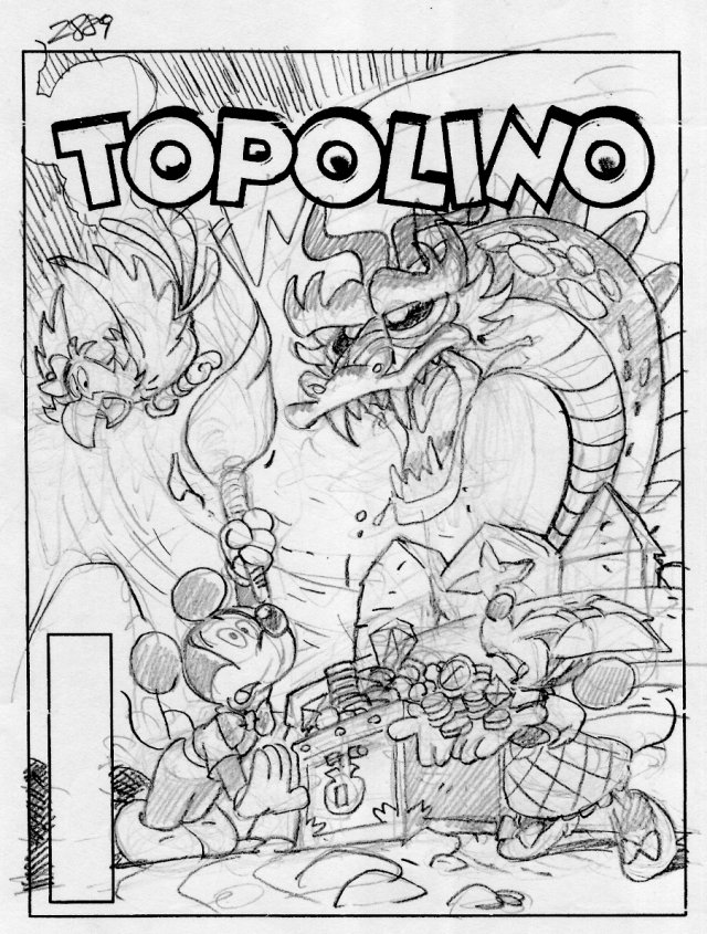 Bozzetto Topolino n.2889